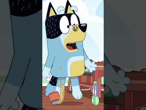 When uninvited guests show up to the BBQ... 🪲 #bluey #shorts