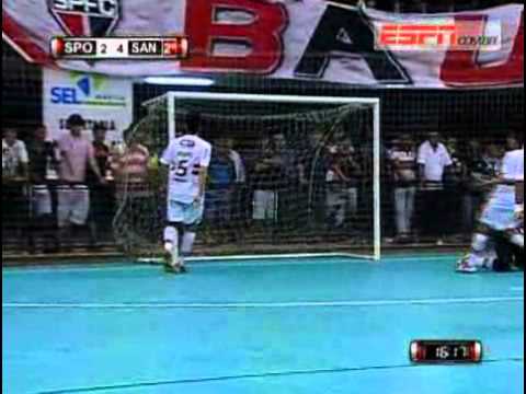 Futsal - SANTOS FC 6 x 3 São Paulo - Semi Final C. Paulista 2011