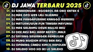 Download lagu DJ JAWA TERBARU 2025 FULL BASS 🎧 DJ SINARENGAN NGOBROL RA ONO ENTEK E 🎶 DJ MAS OPO WES LALI SLIRAMU mp3