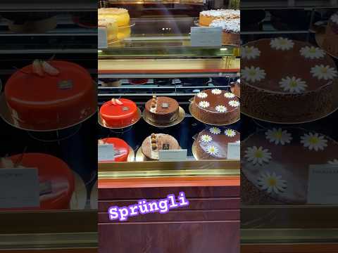 Sprüngli  chocolate, cake.travel to switzland 🇨🇭