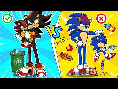 Rich Shadow Vs Poor Sonic - Sonic the Hedgehog Animation