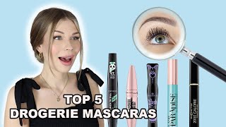 TOP 5 DROGERIE MASCARAS im LIVE TEST I Kim Wood