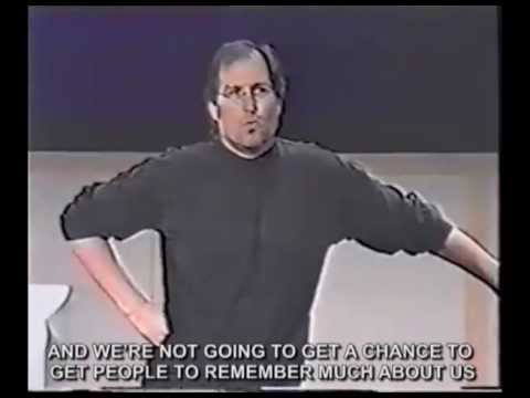 , title : 'Best marketing strategy ever! Steve Jobs Think different / Crazy ones speech (with real subtitles)'