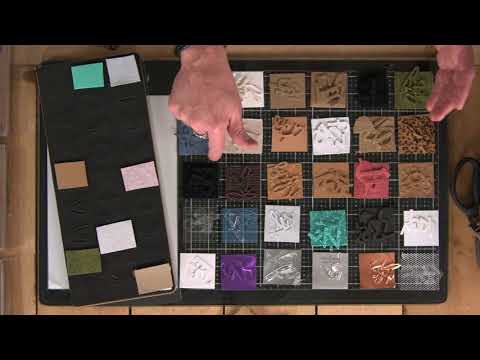 Crafting Tips For Your New Tim Holtz 3D Texture Fades Embossing Folders