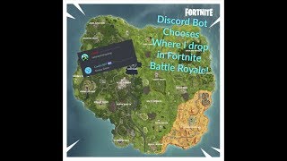 discord bot chooses where i drop in fortnite battle royale - bot discord boutique fortnite