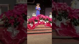 Shya Nicole singing &quot;Someday at Christmas&quot;