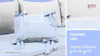 Almofadas Decorativas Laços Ursinho Travesso Azul | Ref: 54450