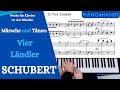 F. Schubert - Vier Ländler for Piano 4 hands (D814)