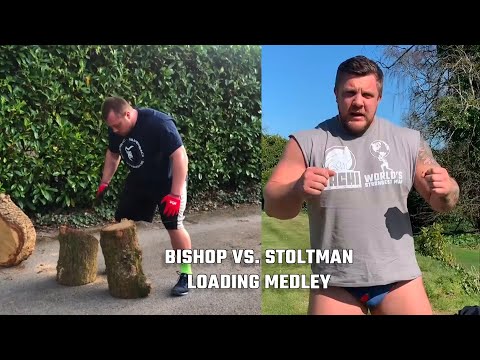 World's Strongest Man: Home Edition - Episode 3 - Adam Bishop vs. Luke Stoltman Loading Medley