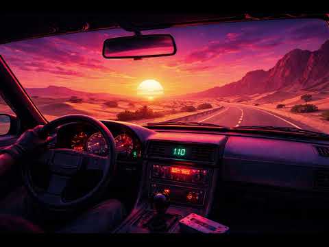 Chill Desert Drive 🌵 Retro Synthwave Night Ride