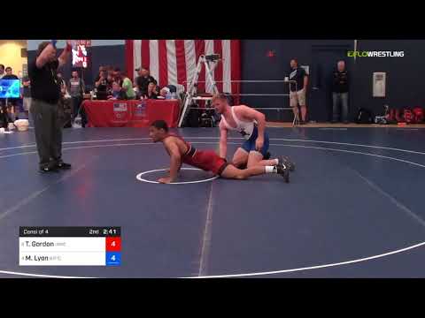 2018 FS WTT Challenge/UWW Juniors 86 Consi Of 4 - Tyrell Gordon (IAWC) Vs. Max Lyon (BRTC).mp4