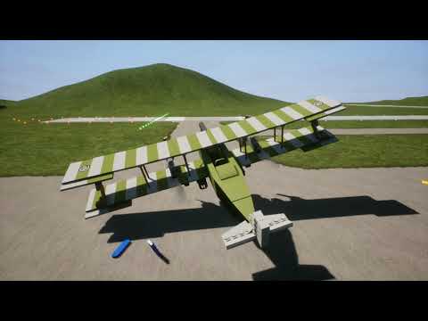 Brick Rigs  bi plane dog fight