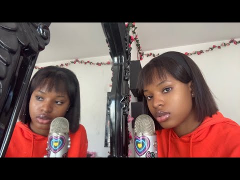 ASMR- Gum Chewing By Mirror ✨