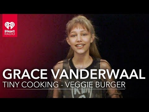 Grace VanderWaal Cooks a Tiny Veggie Burger | Tiny Cooking Show