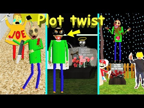 PLOT TWIST: BALDI'S EVIL TWIN BROTHER OOFED BALDI!! NOT JOE!! | Trap Out of Control Halloween