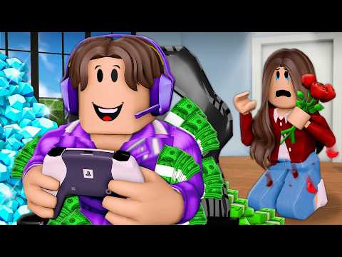 She DUMPED Her GAMER Boyfriend... He Became RICH! (A Roblox Movie)