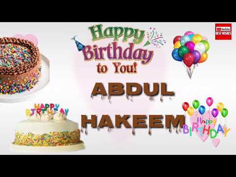 Happy Birthday Abdul Hakeem _||_Best_Wishes_||