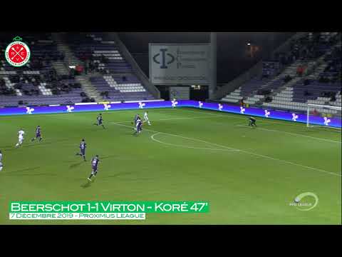 20191207 Beerschot Virton 1 1   But Franck Koré