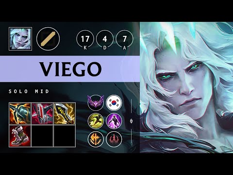 Viego Mid vs Galio - KR Master Patch 25.17