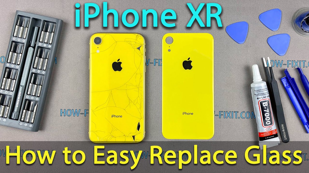 iPhone XR Easy Glass Replacement without disassembling