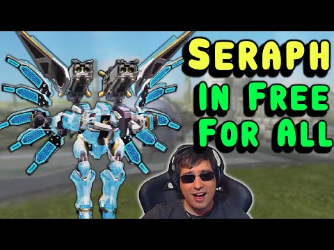 SERAPH Wins FREE FOR ALL? War Robots 8.2 New Gameplay WR
