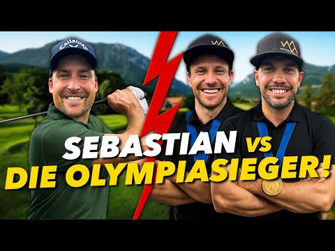 Golf against two of Germany's best athletes! 🏅 Tobi Wendl and Tobi Arlt
