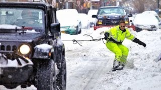 Snowboarding New York City