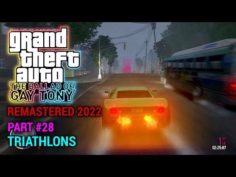 GTA 4 The Ballad of Gay Tony (Remastered 2022) Part 28 - Triathlons