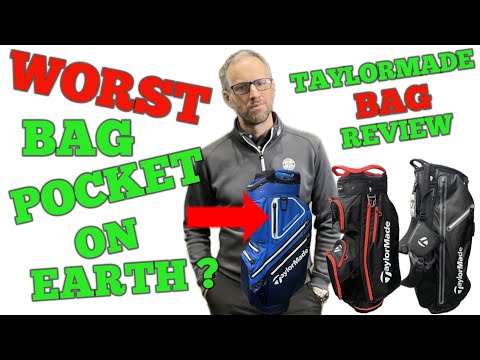 TAYLOR MADE GOLF BAG REVIEW , PRO CART BAG, STORM DRY CART BAG, FLEX TECH WATERPROOF STAND BAG