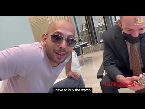 Andrew Tate Buying His BUGATTI Watch (Deleted Episode)