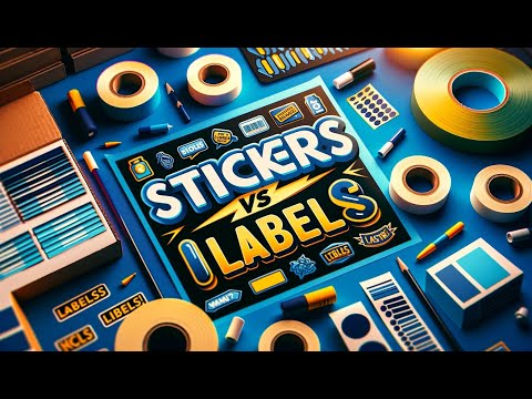 Stickers vs. Labels - What's the difference?