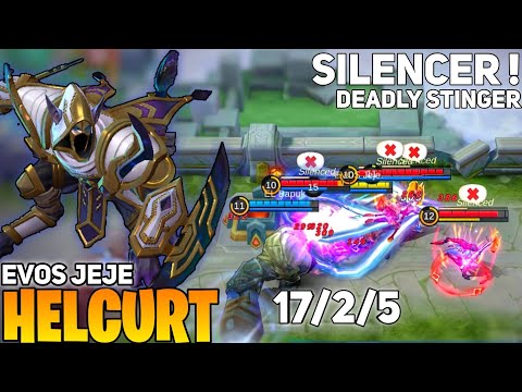 17 KILL Helcurt Silent Kill Deadly Stinger | by EVOS JEJE. - Mobile Legend