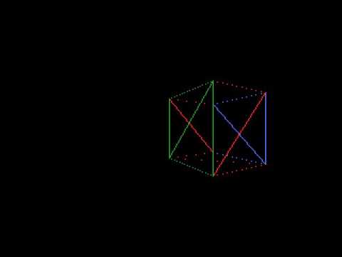 3D rendering on MSX, wireframe