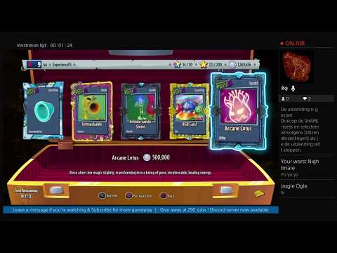 Live stream: PvZ GW2 (PS4) Super Mix Mode Gnome Bomb & Rux Ep.100