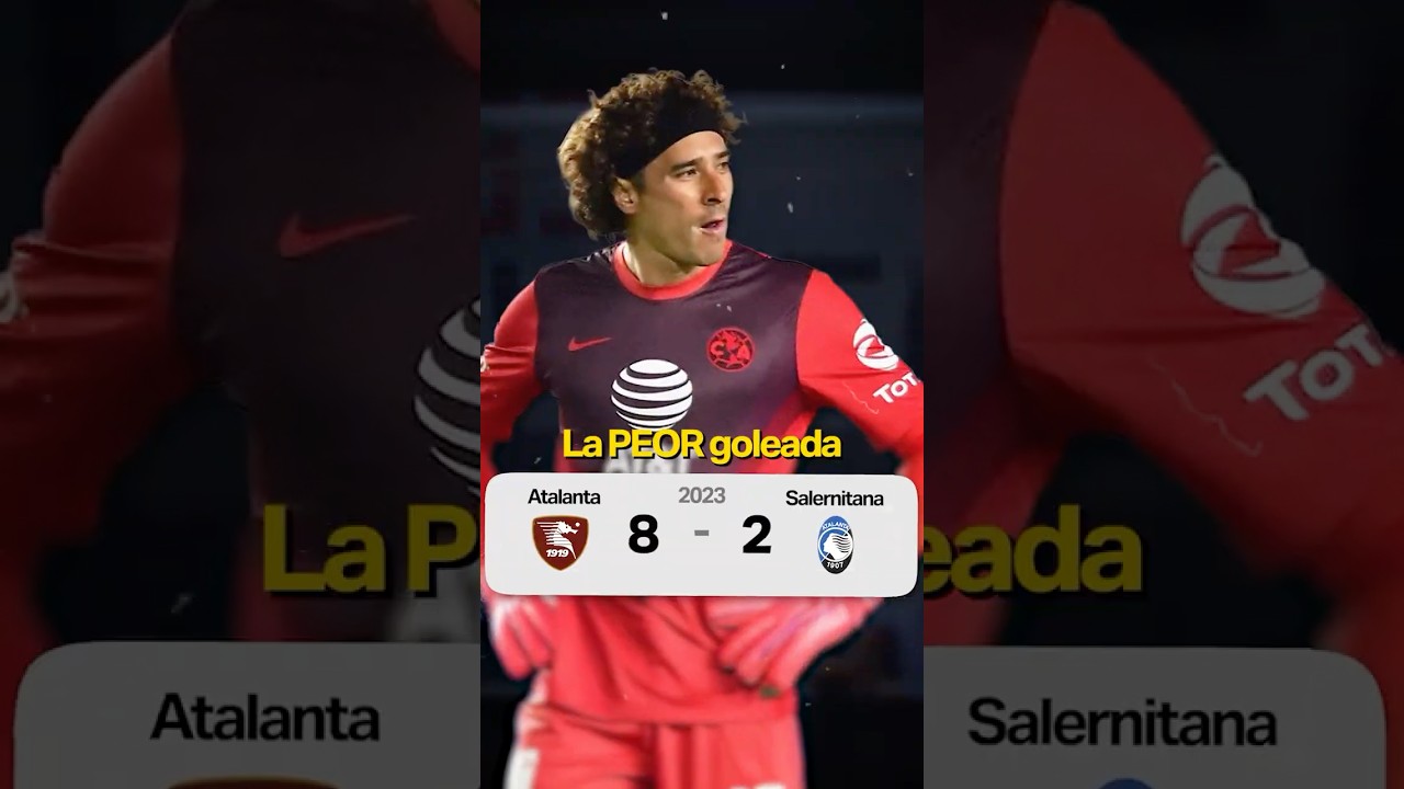 ¡Increíble! Así fueron las goleadas históricas contra Ochoa⚽🏅