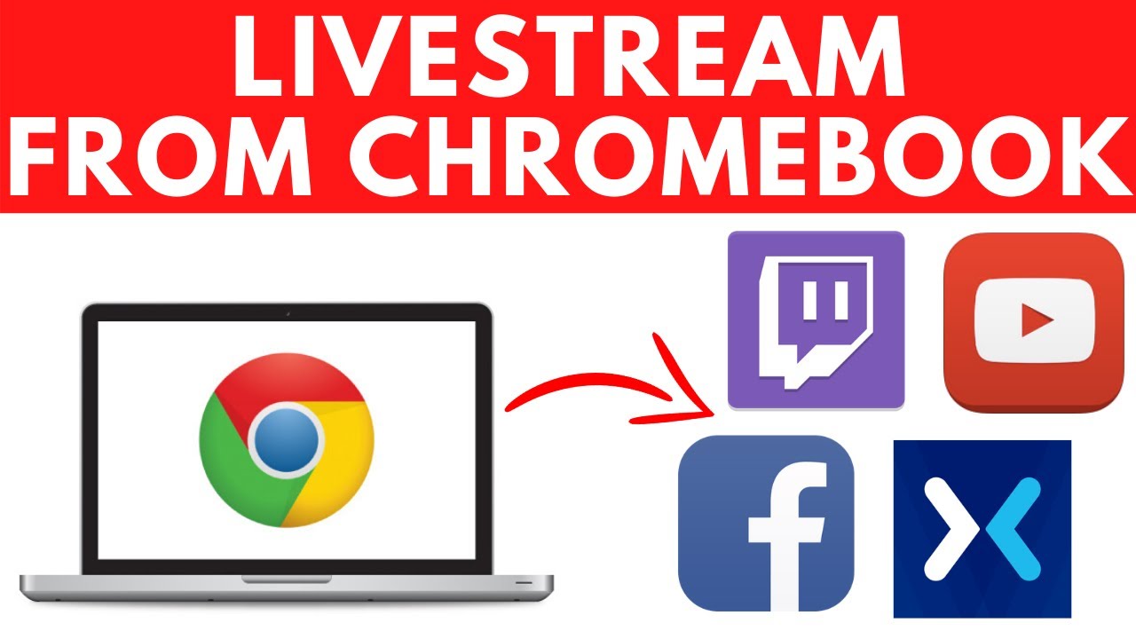 How to Live Stream from a Chromebook - YouTube, Twitch, Facebook, & More