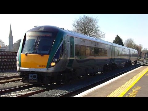 Irish Rail 22000 Class Intercity Train number 22210 - Kildare Station