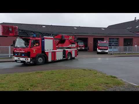 Alarmierung und Ausrücken FF Gadebusch zu einer Einsatzübung