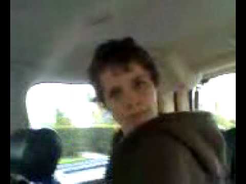 Matt Beattie in the car