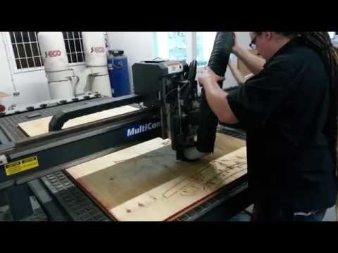 Making a chair with a CNC router