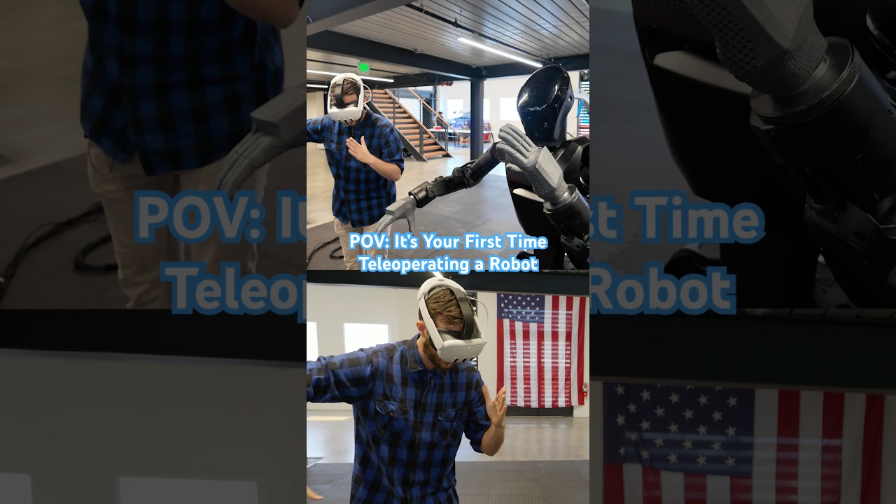 I Tried Teleoperating A Humanoid Robot