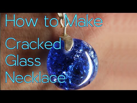 How to Make Cracked Glass Necklace : 3 