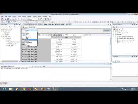 SSRS with MDX Part 5