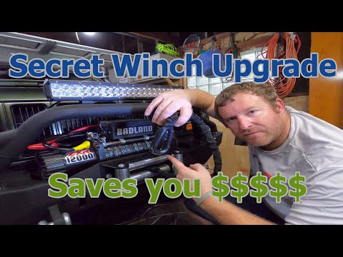 Harbor Freight Badland winch upgrade you must do!!!