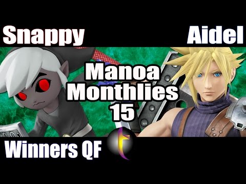 MM15 Singles: SSB Wii U - WQF - Snappy vs Aidel