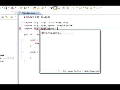 Java Lwjgl Tutorial Creating A Window