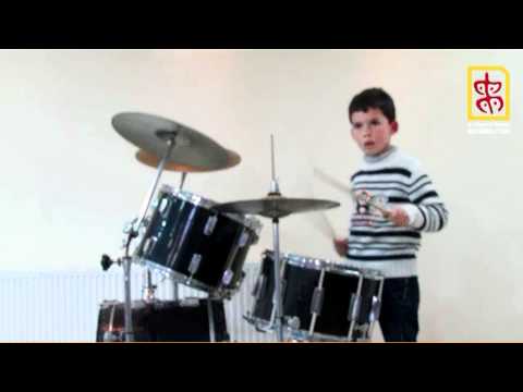 Aleks Bledar Zisi - 7 years old - solo drummer #2