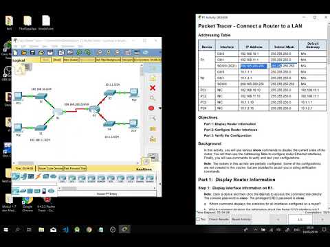 6.4.3.3 Packet Tracer - Connect a Router to a LAN #ProdiTIUMB