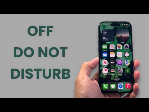 How To Turn Off iPhone Do Not Disturb