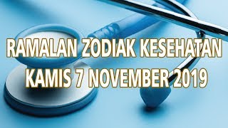 Ramalan Zodiak Kesehatan Kamis 7 November 2019